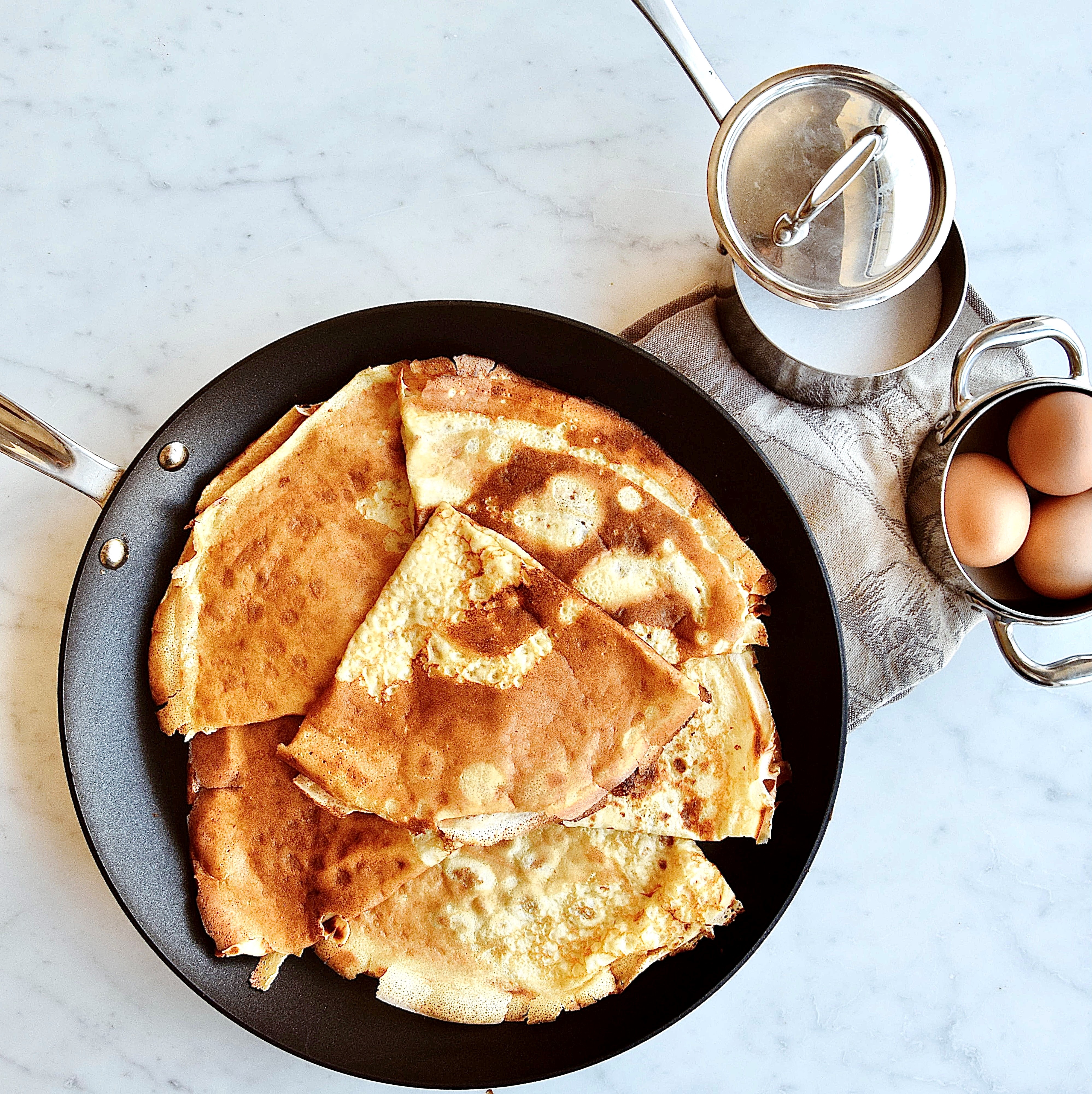 Poêle à crêpes M'COOK - article sur les dangers du PTFE par Mauviel
